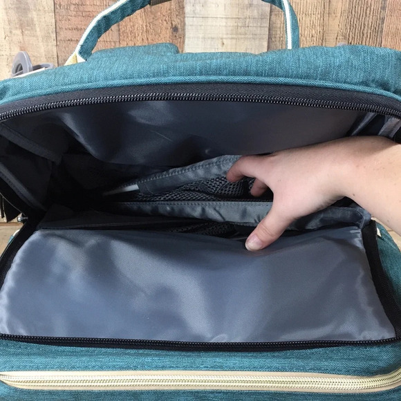 Zounich Blue Multifunctional Baby Diaper Bed Bag Travel‎ Backpack - Picture 8 of 16